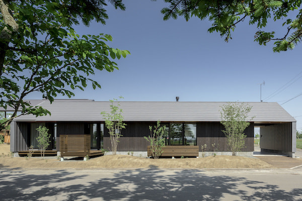 大きな屋根の小さな家